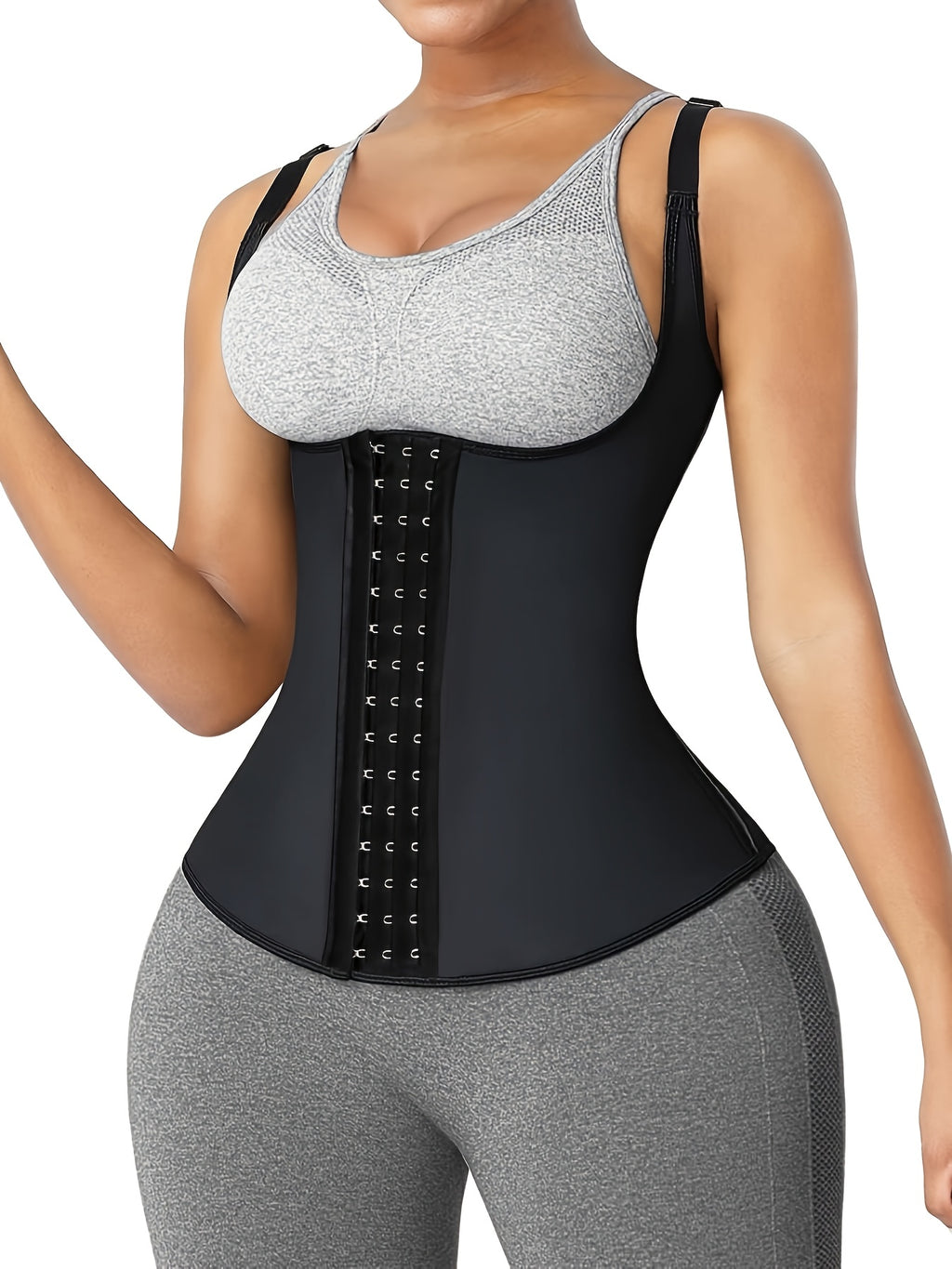 1pc Women'S High Compression Shapewear Vest with Adjustable Straps