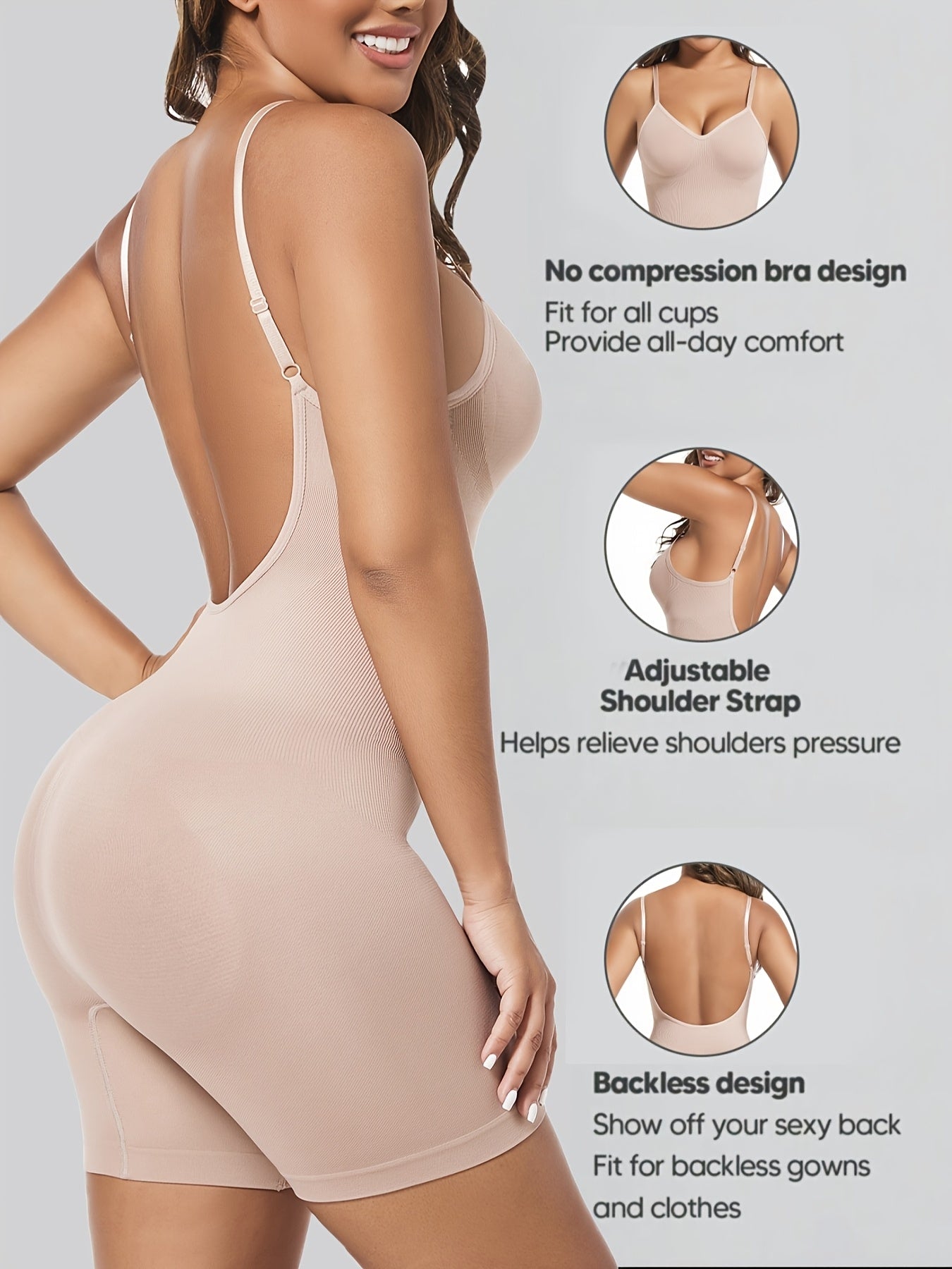 Women's Seamless Backless Body Shaper