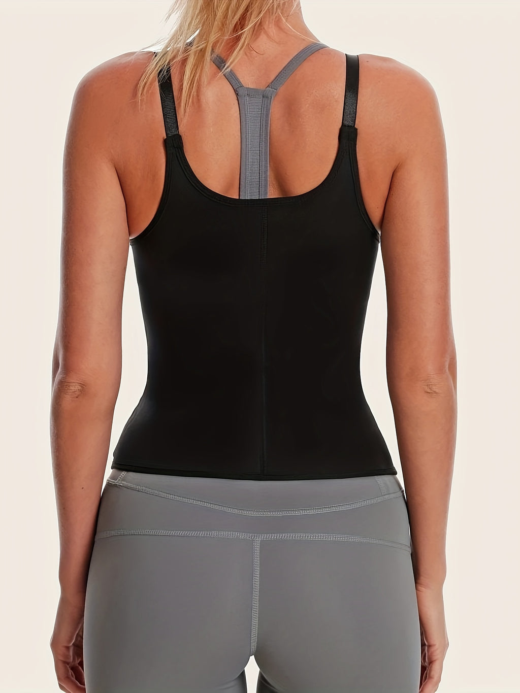 1pc Women'S High Compression Shapewear Vest with Adjustable Straps