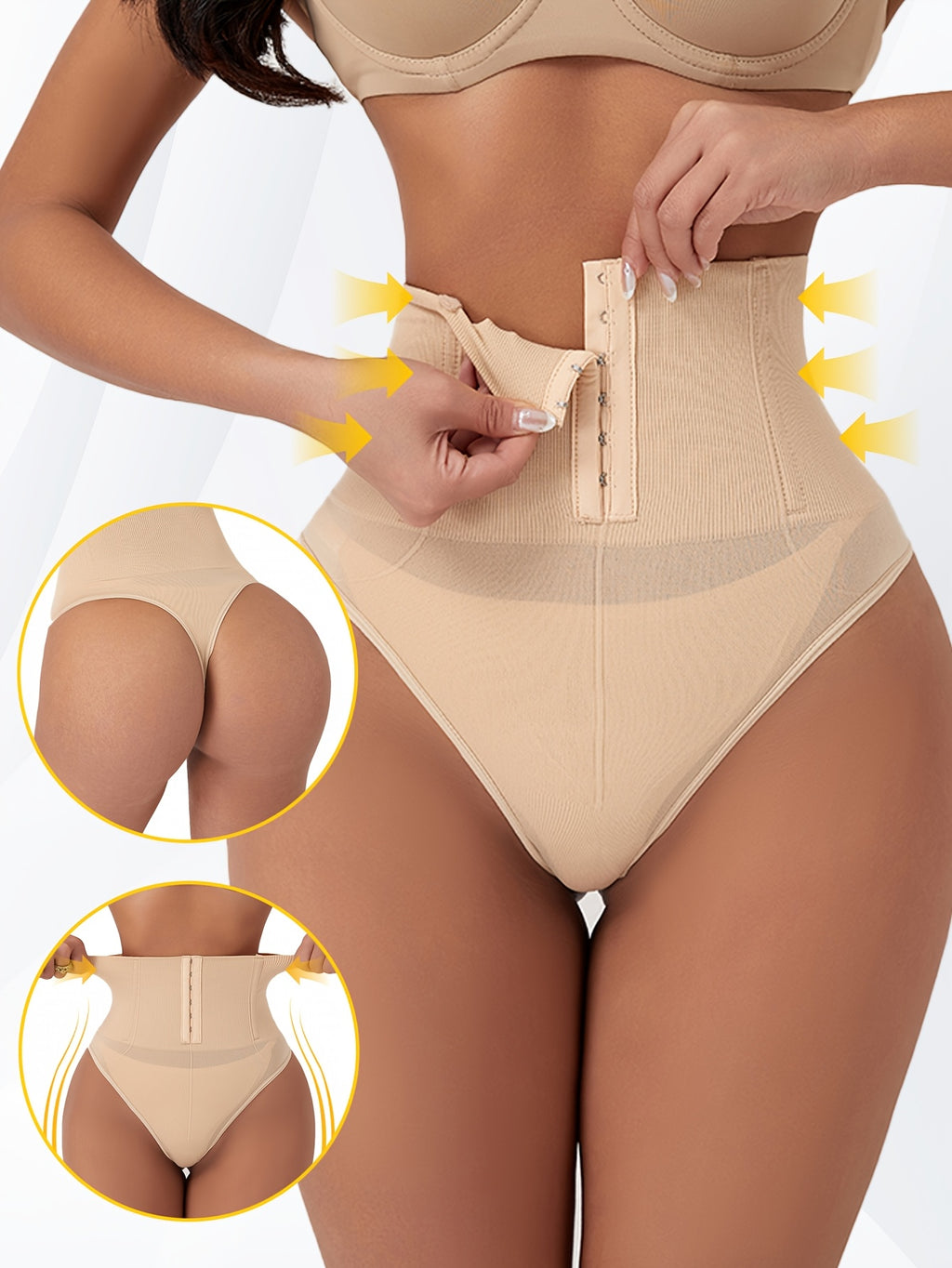 A Single Piece of Sexy High-Waisted Shaping Thong for Women,