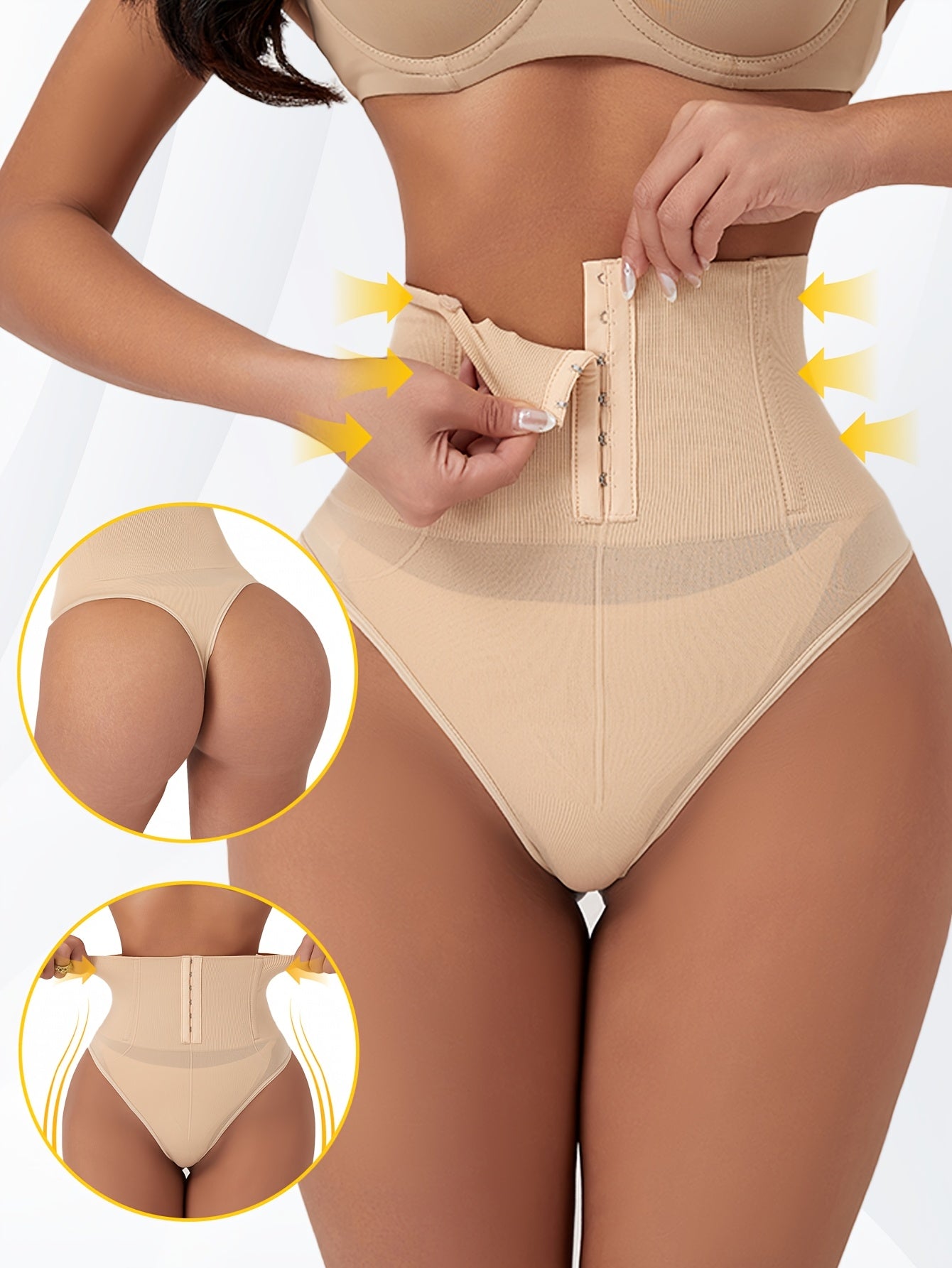 A Single Piece of Sexy High-Waisted Shaping Thong for Women,